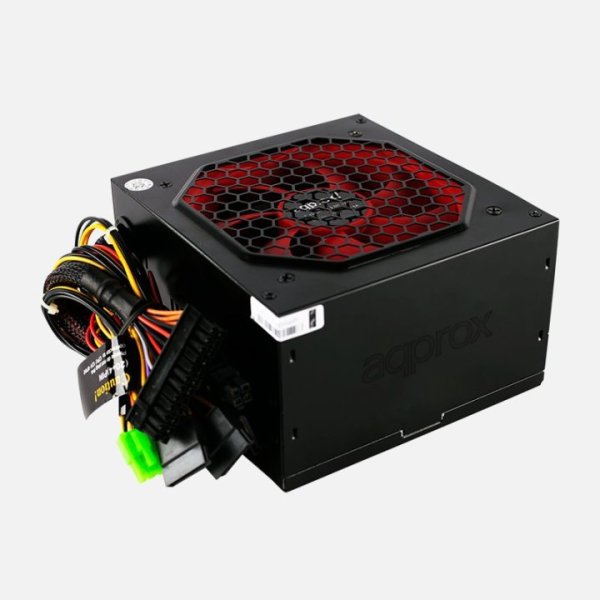 Fuente Alimentacion Approx 500w Pfc Pasivo Atx 12v 2.31 12cm Black App500litebv2 Destinada Para Reparaciones